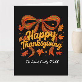 Glückwunsch Thanksgiving Faltes Holidaycard , viel Dankeskarte