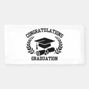Glückwunsch zum Abschluss 2x1 Vinylbanner Banner