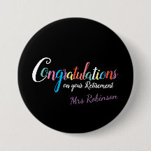 Glückwunsch zum Ausscheiden von Lehrern