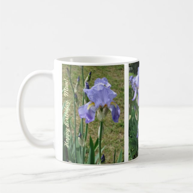 Glückwunsch zum Geburtstag, Mama Tasse mit Blue Ma (Links)