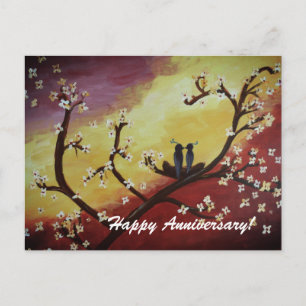 Glückwunsch zum Hochzeitstag Kunstpostkarte Postkarte
