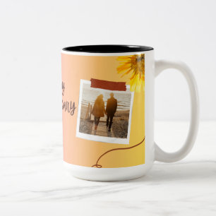 “Glückwunsch zum Jubiläum Tasse Romantisches Ges