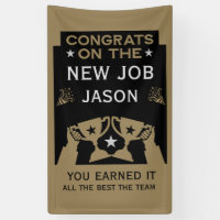 Glückwunsch zum neuen Job