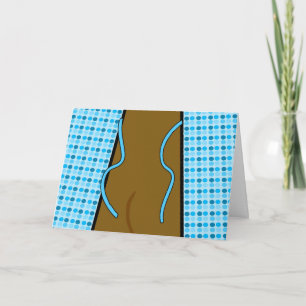 Glückwunsch zur Koloskopie, Open Gown Karte