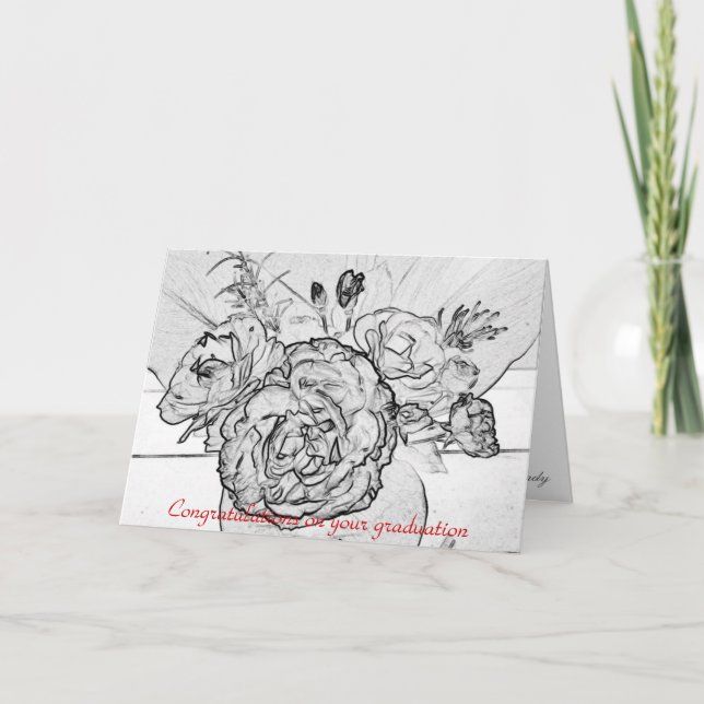 Glückwünsche auf Ihrem Abschluss Karte (Vorderseite)