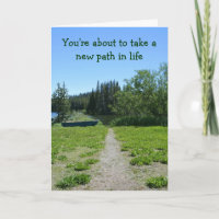 Glückwünsche auf Ihrem Ruhestand, einfach, Weg