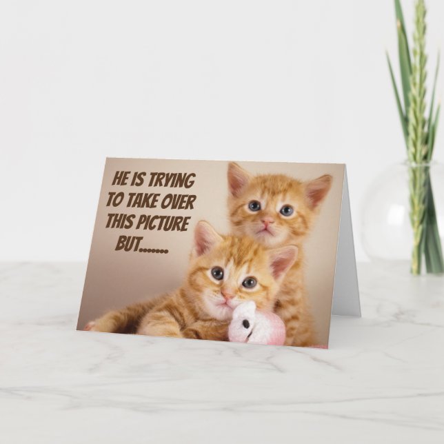 GLÜCKWÜNSCHE AUF IHRER "NEUEN ZUHAUSE" AUS KITTKAT KARTE (Vorderseite)