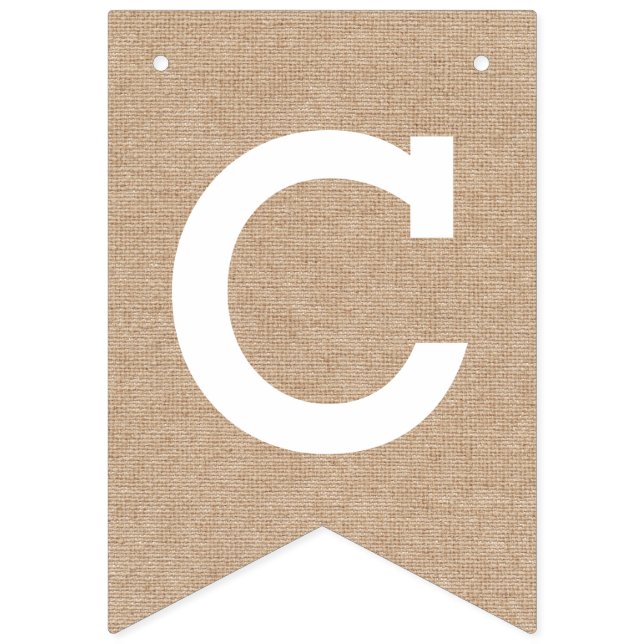 Glückwünsche auf Leinwand-Blick Wimpelkette (Erste Fahne)