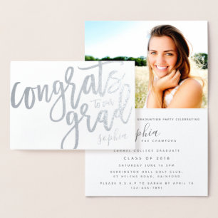 Glückwünsche IN UNSEREM GRAD Folienkarte