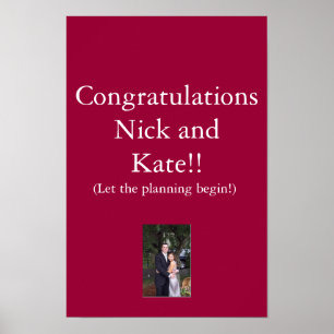 Glückwünsche Poster