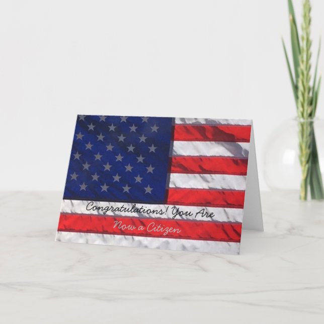 Glückwünsche! Sie sind jetzt ein Bürger Karte (Vorderseite)