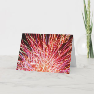 Glückwünsche u. Feiern, Feuerwerke Karte