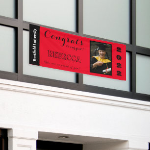 Glückwünsche zu unserem Grad Red Banner