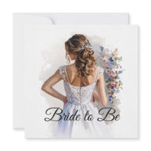 Glückwünsche zur Brautparty im weißen Hochzeitskle