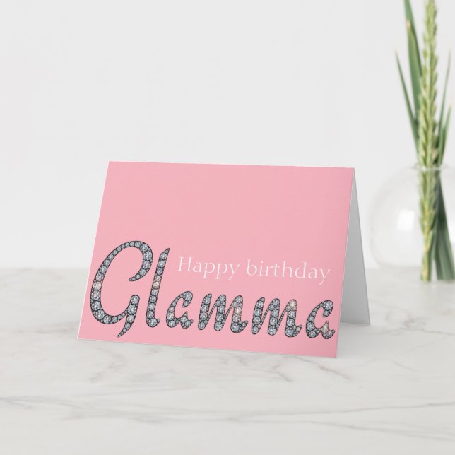 Glückwunschkarte für Glamma Karte (Vorderseite)