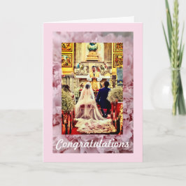 Glückwunschkarte für Hochzeiten Karte