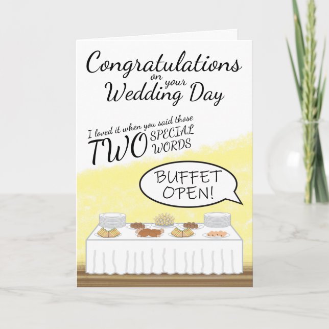 Glückwunschkarte für Hochzeiten Karte (Vorderseite)