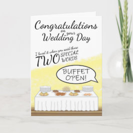 Glückwunschkarte für Hochzeiten Karte