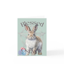 Glückwunschkarte für Ostara