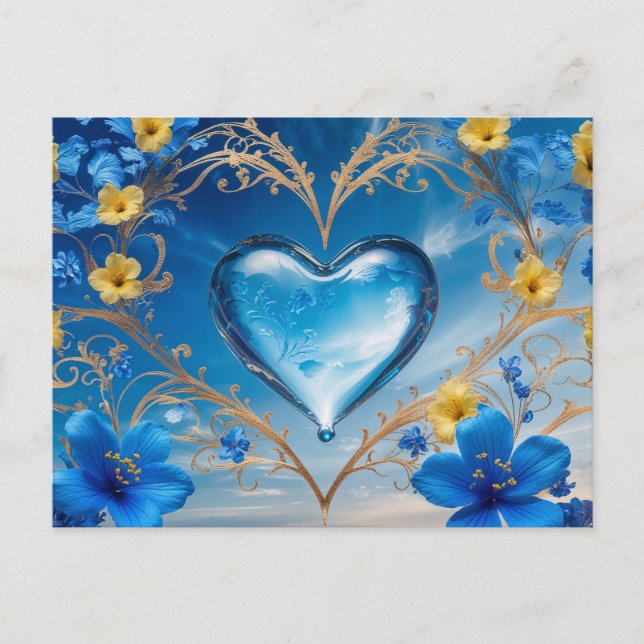 Glückwunschkarte Postkarte (Vorderseite)