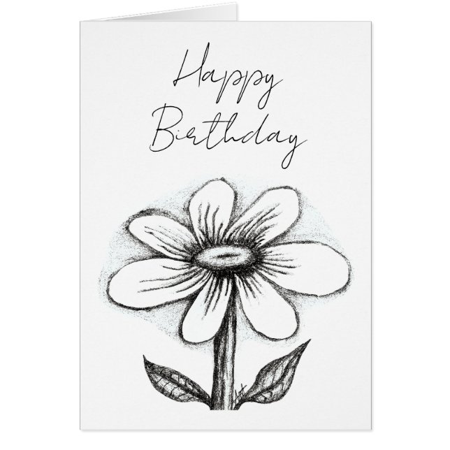 Glückwunschkarte zum Geburtstag für sie mit Gänseb (Vorne)