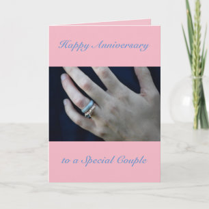 Glückwunschkarte zum Hochzeitstag Karte