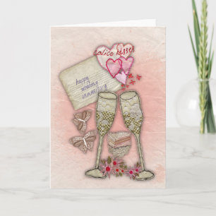 Glückwunschkarte zum Hochzeitstag Karte
