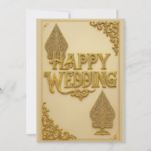 Glückwunschkarten zur Hochzeit Feiertagskarte