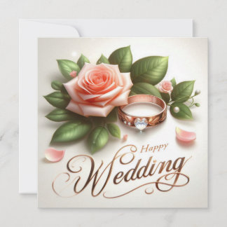 Glückwunschkarten zur Hochzeit  Karte