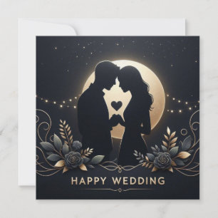 Glückwunschkarten zur Hochzeit Karte