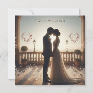 Glückwunschkarten zur Hochzeit Karte