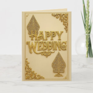 Glückwunschkarten zur Hochzeit Karte
