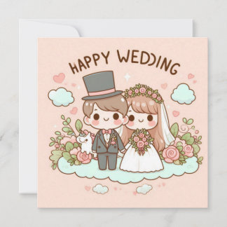 Glückwunschkarten zur Hochzeit  Karte