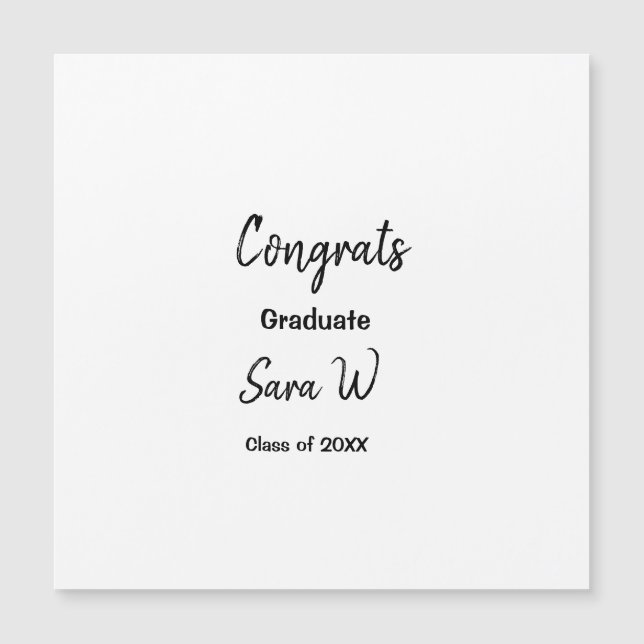 Glückwunschklasse Jahrgangsname Schule Protokoll Magneteinladung (Vorderseite)