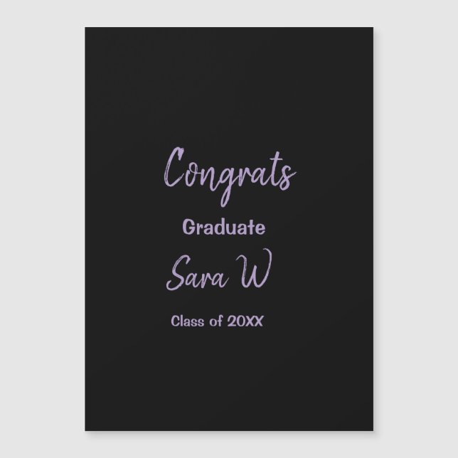 Glückwunschklasse Jahrgangsname Schule Protokoll Magneteinladung (Vorderseite)