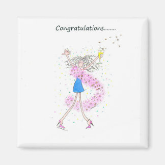 Glückwunschmagnet Magnet