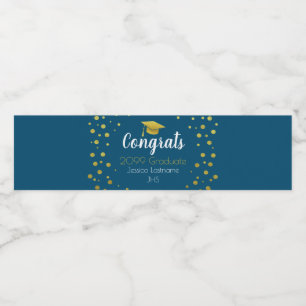 Glückwunschs Elegant Gold Confetti