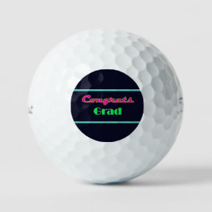 Glückwunschs Grad Neon Letters Golfball