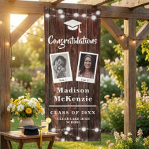 Glückwunschs Graduation Party Rustic Modern 2 - Fo