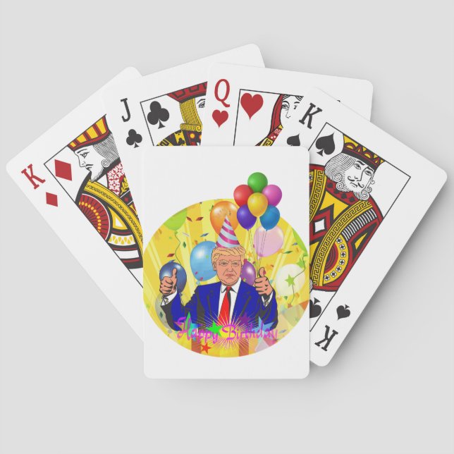 Glückwunschvogel Spielkarten (Rückseite)