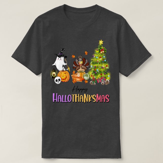 glückyhallothanksmas 9 T-Shirt (Design vorne)