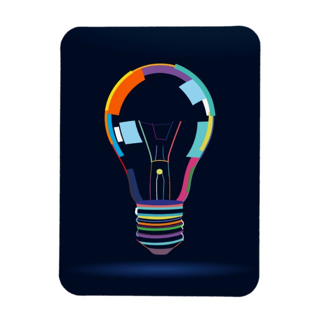 Glühbirne Magnet (Vertikal)