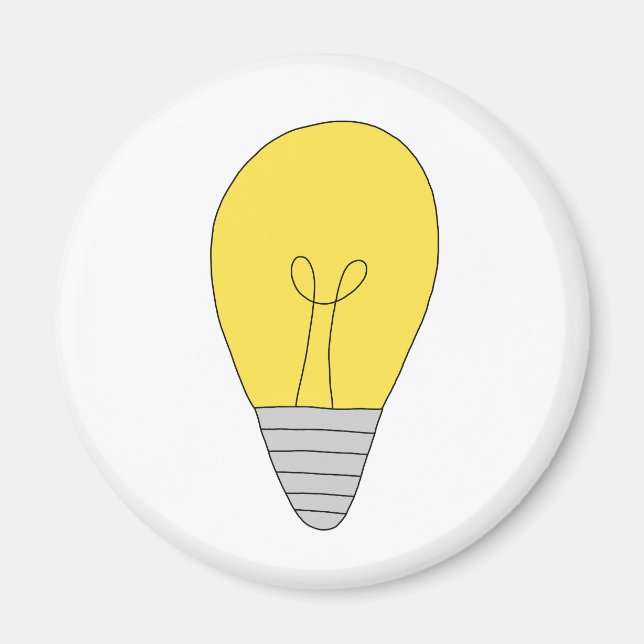 Glühbirne Magnet (Vorne)