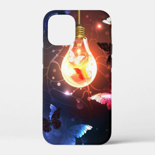 Glühbirne mit Nachtschmetterlingen Case-Mate iPhone Hülle