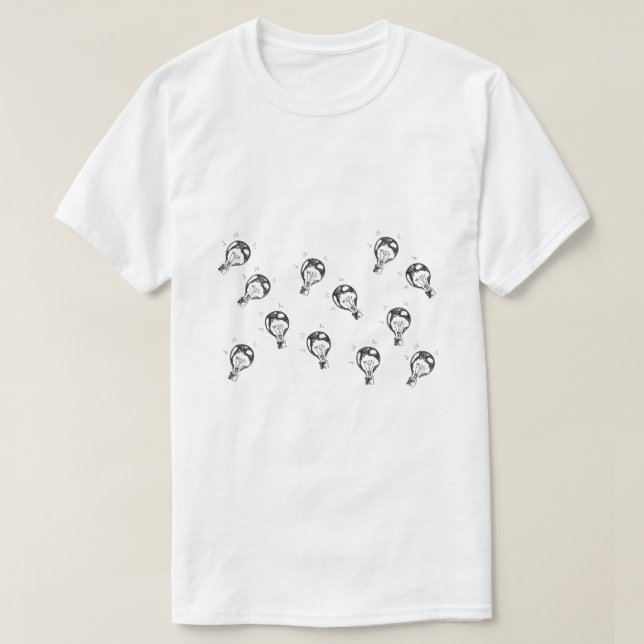 Glühbirne T-Shirt (Design vorne)