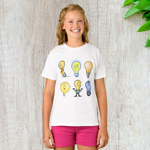 Glühbirnen Charaktere Girls T - Shirt