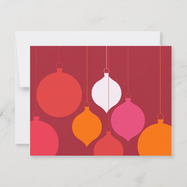 Glühbirnen Einladung (Vorderseite)