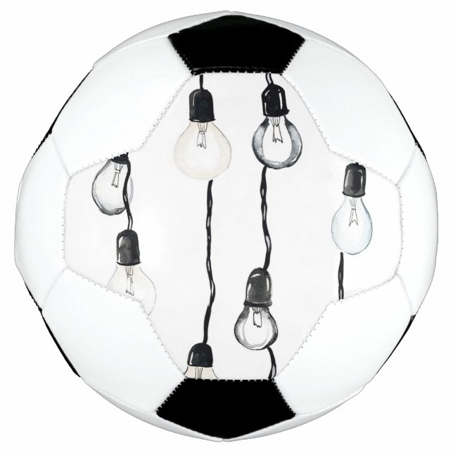 Glühbirnen Fußball (Vorderseite)