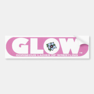 GLÜHEN Autoaufkleber-Rosa-Logo Autoaufkleber