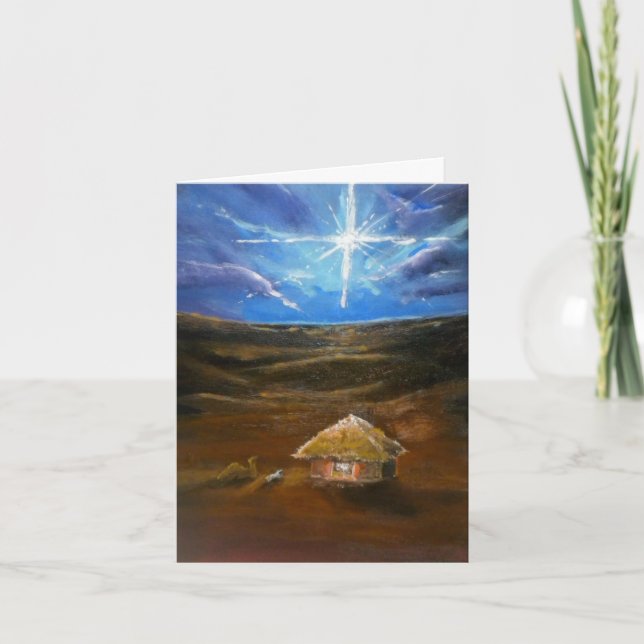 Glühen der Jahreszeit Feiertagskarte (Vorderseite)